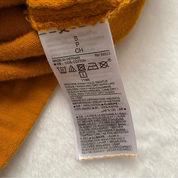 Mustard Orange Crinkled Styled Pull On Shorts - Picture 9 of 11